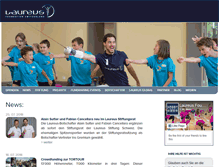 Tablet Screenshot of laureus.ch